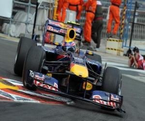 yapboz Mark Webber - Red Bull - Monte-Carlo 2010
